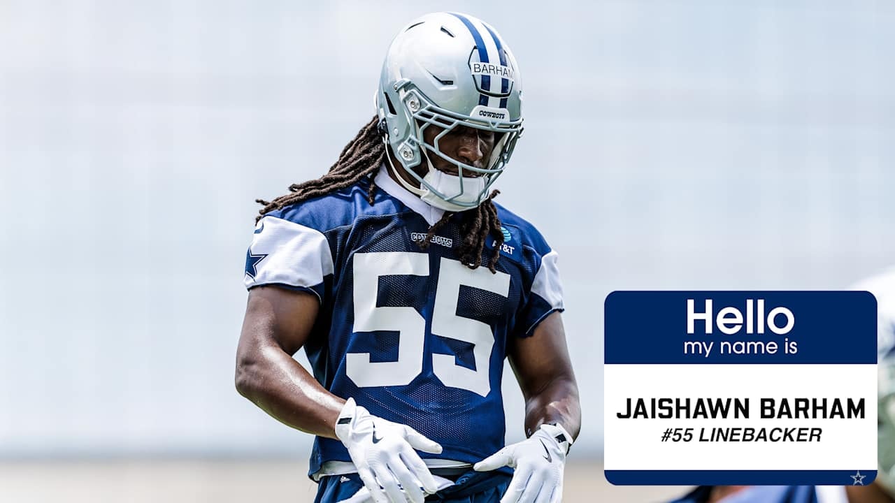 Cowboys’ Jaishawn Barham begins transition plan as a linebacker with edge versatility