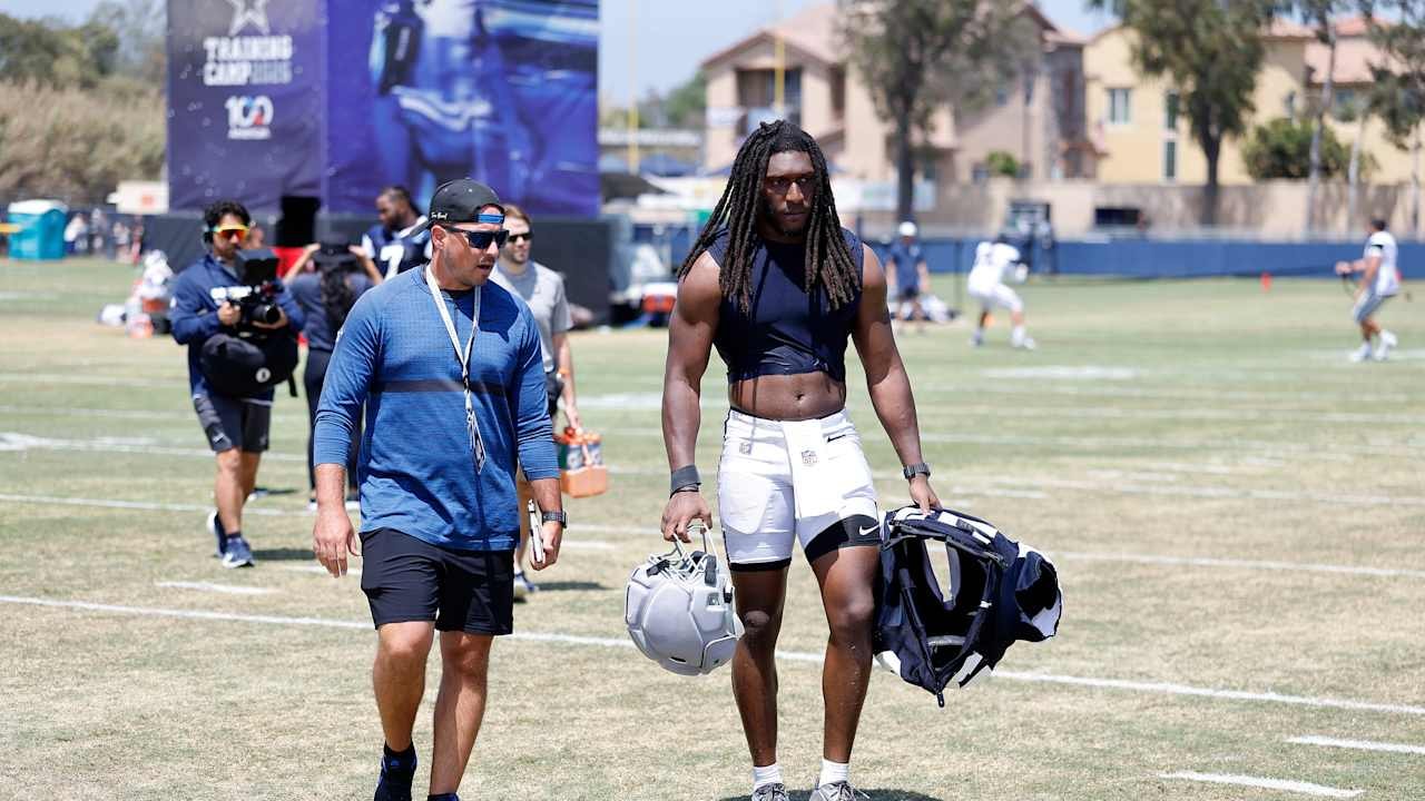 Cowboys practice update: Rookie LB Jaishawn Barham leaves early with apparent groin issue