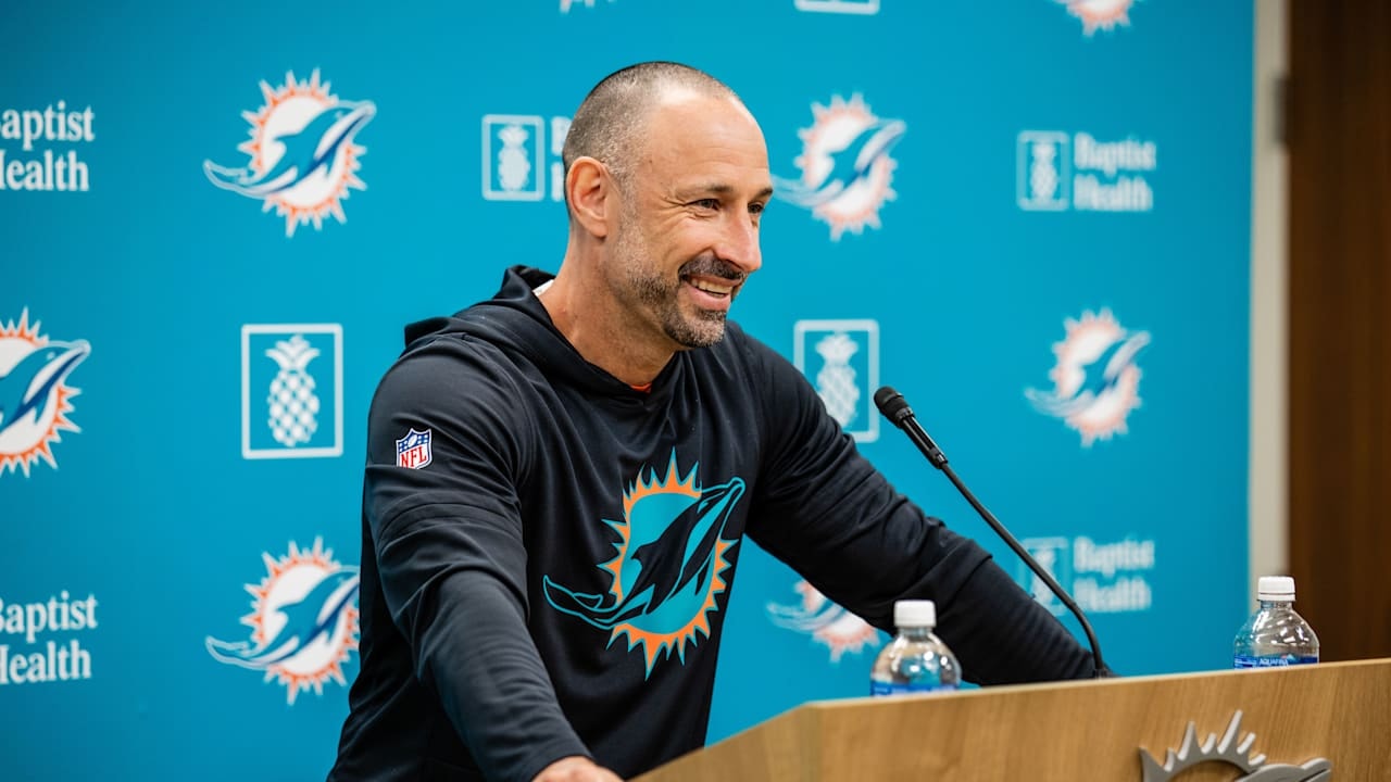 Dolphins GM Jon-Eric Sullivan frames roster trimming and a season-opening identity at Aug. 31 media session