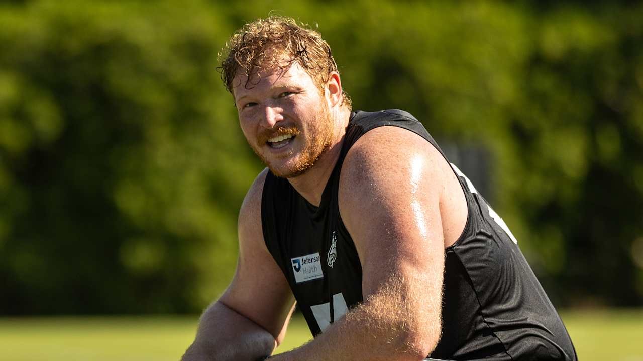 Cam Jurgens says he is “excited” to help power a new-look Eagles blocking attack