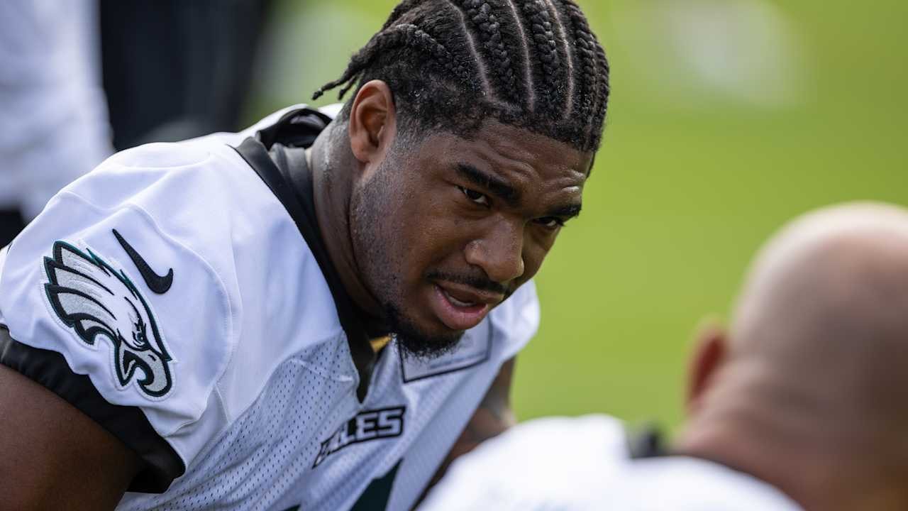 Jihaad Campbell leans into Year 2 as Eagles look for more from their 2025 first-round pick