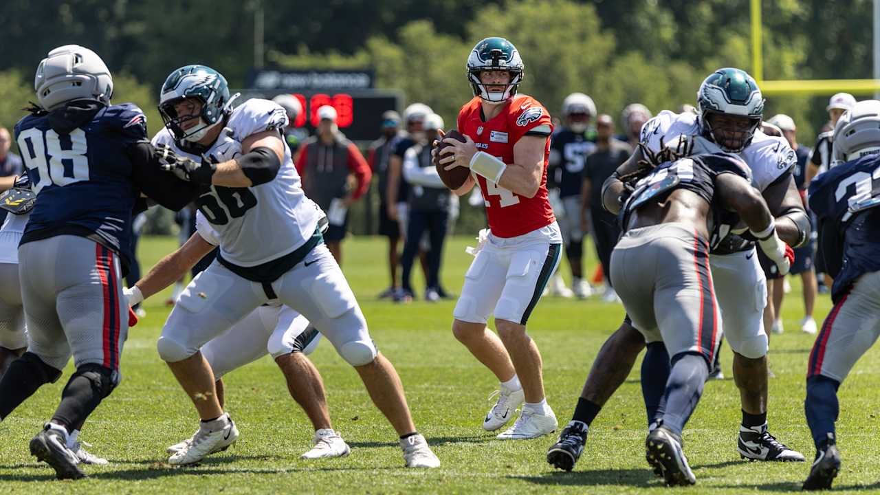 Eagles head into Saturday’s preseason game in Foxborough with joint-practice work fresh on their minds