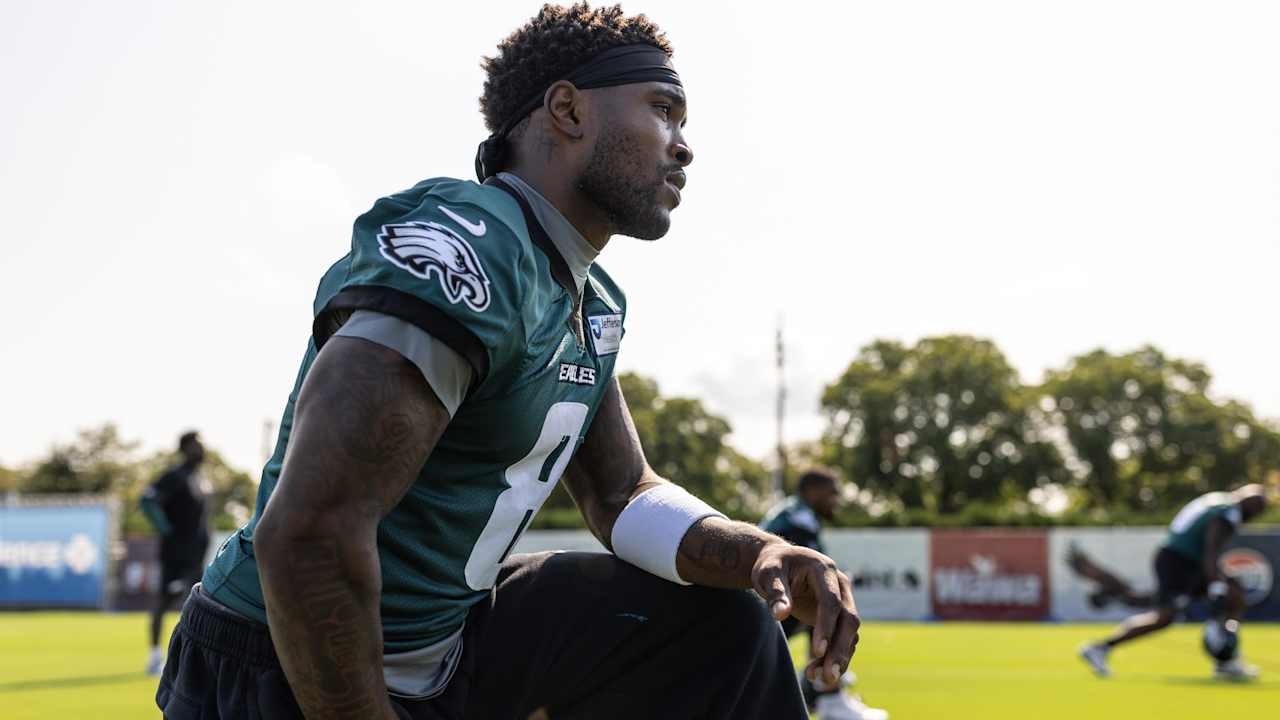 Eagles’ Tank Bigsby brings relentless practice energy as he enters his first training camp in Philadelphia