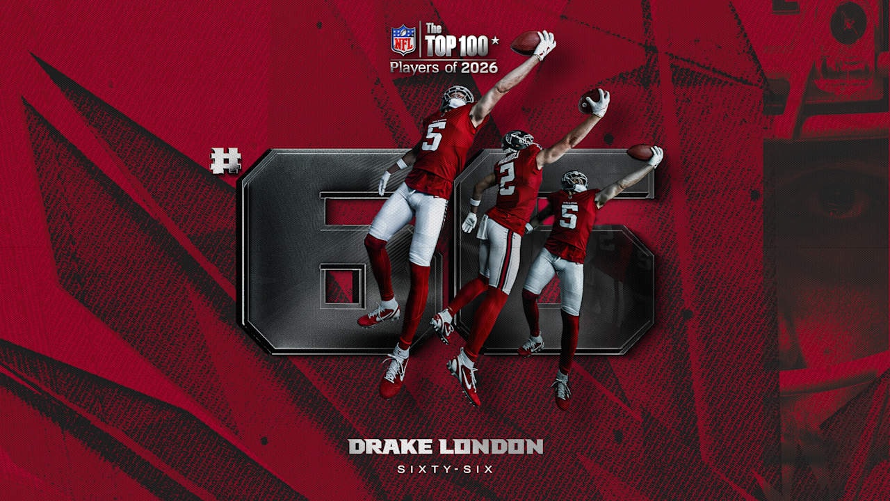 Drake London debuts at No. 66 on NFL Top 100 list, first Falcons player to make it