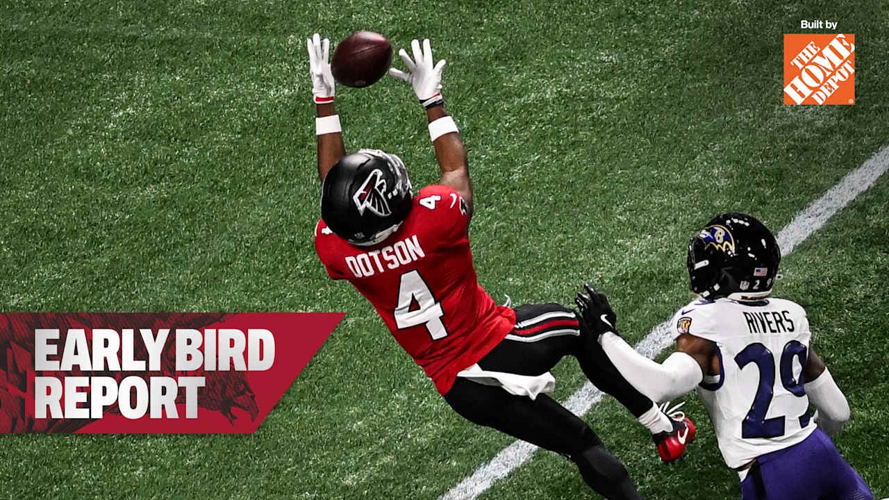 Falcons’ Early Bird Notes highlight third-down deep shots, lessons from Ravens game