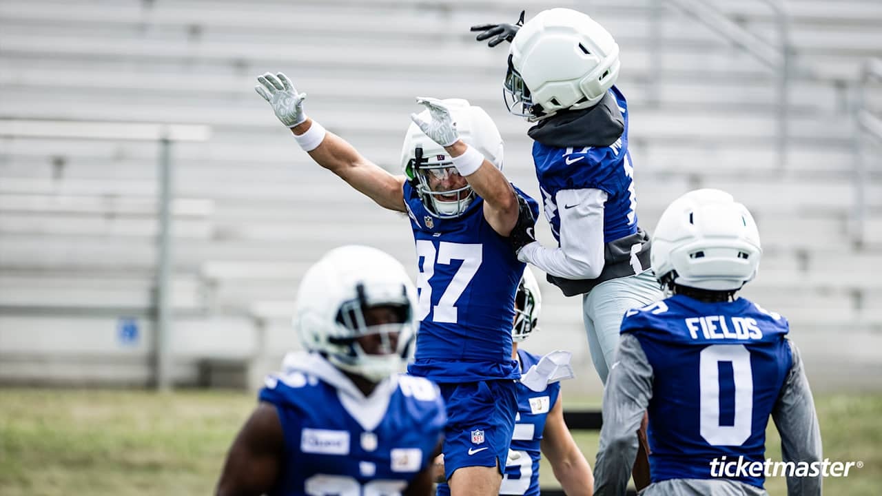 Giants open training camp at Greenbrier with early touchdowns and a full-squad focus