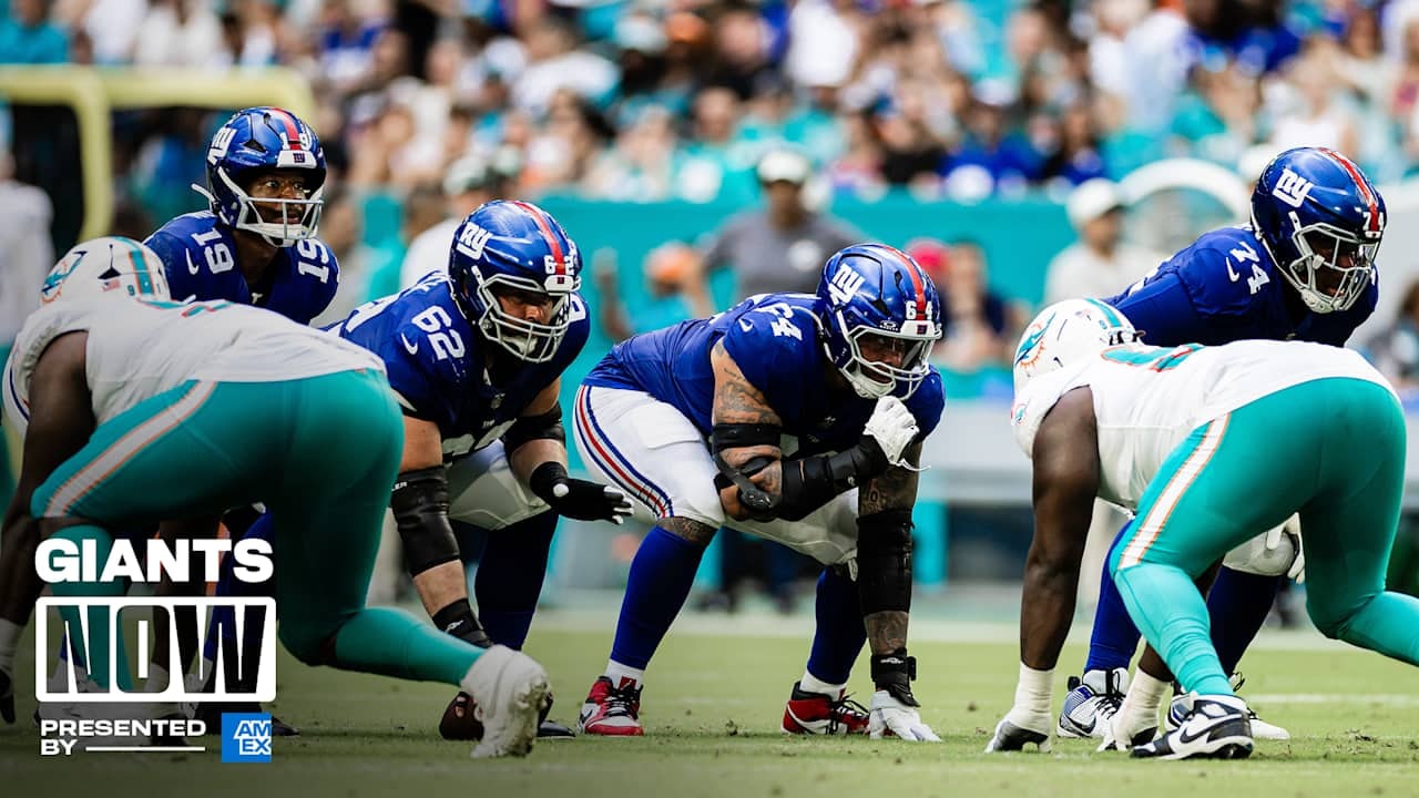 Giants earn Pro Football Focus Offensive Line of the Week after dominant win in Miami