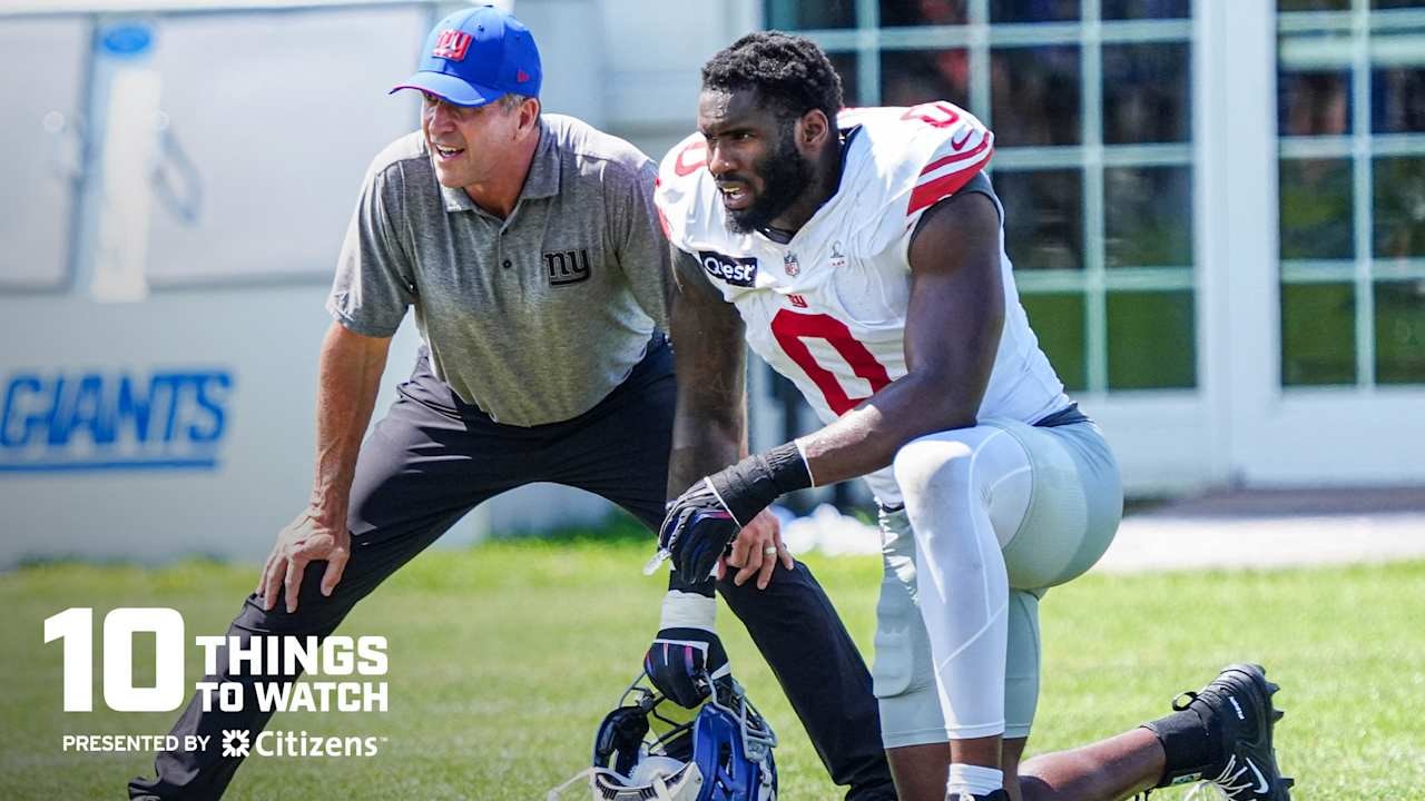 Giants vs. Vikings preseason opener features John Harbaugh sideline debut, Greenbrier trip, and a kicker competition