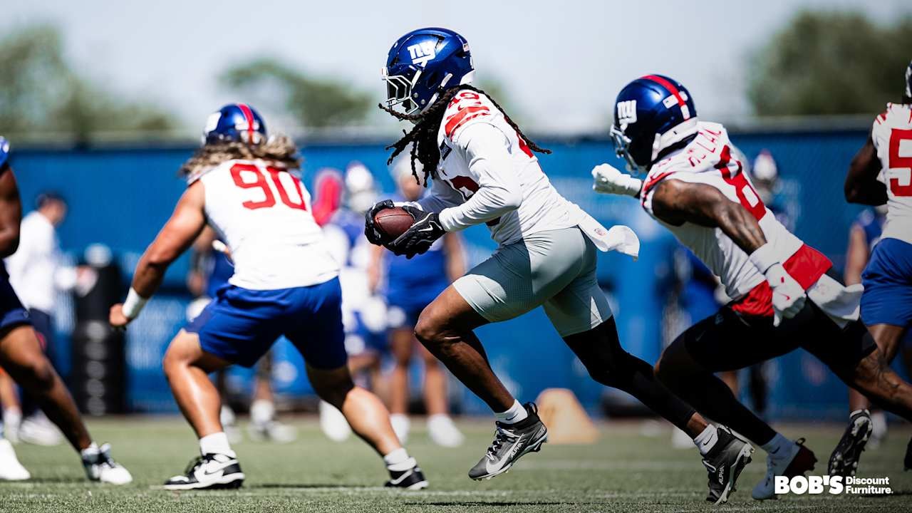 Giants close minicamp with “mental sweat,” spring TDs and a pick from Tremaine Edmunds