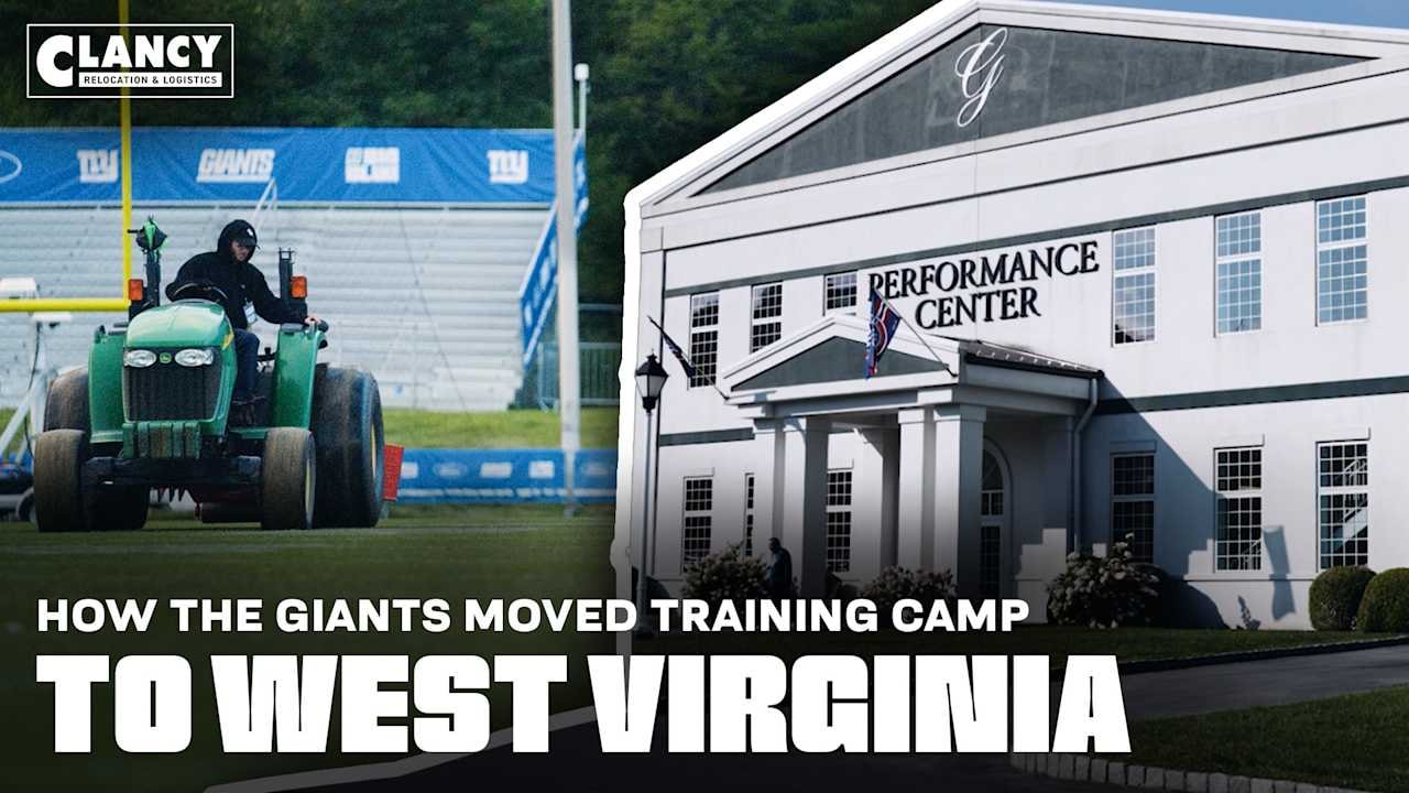 Giants open the curtain on moving training camp to The Greenbrier