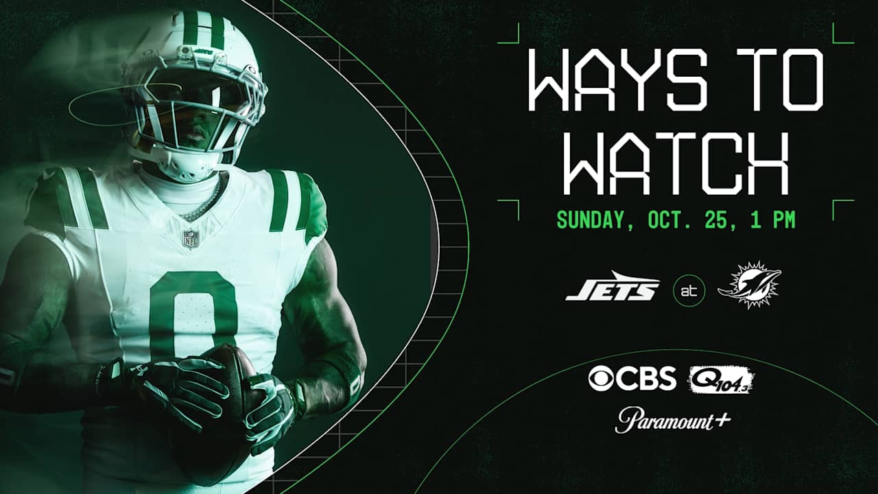 Jets vs. Dolphins: How to watch, stream and listen (Week 7, AFC East home game)
