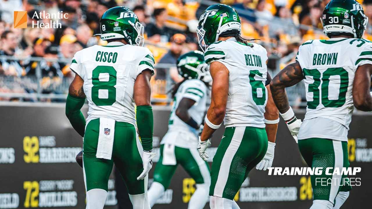 Jets safety battle turns into a training-camp focus as Andre Cisco and Dane Belton push each other