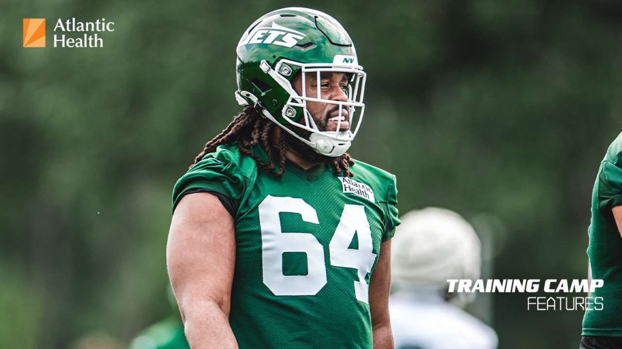 Jets rookie addition Dylan Parham settles in at left guard, praising line-mates as unit seeks continuity