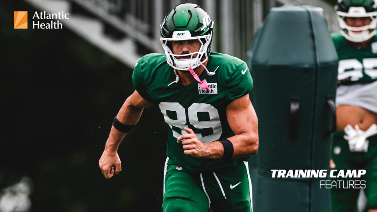 Jets’ Jeremy Ruckert finds his role as preseason work highlights the run-first identity