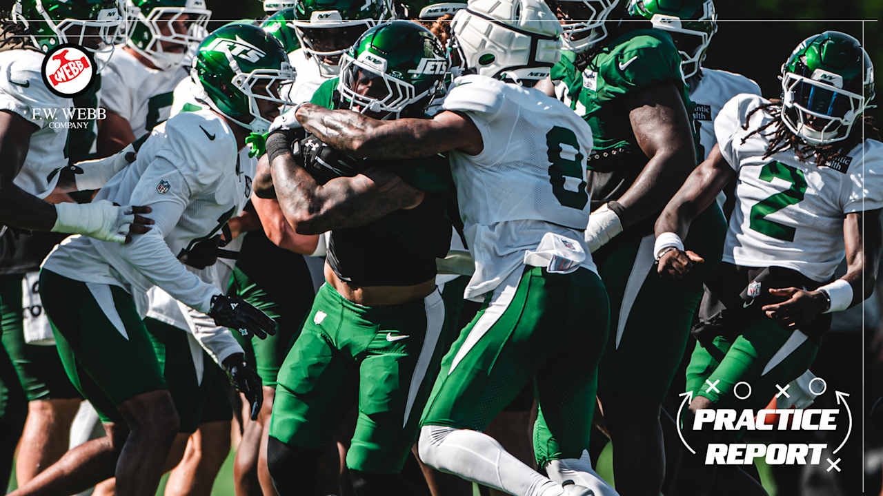 Jets Practice Report: Defense Creates Turnover Chances as Offense Shows Explosive Stretch Play