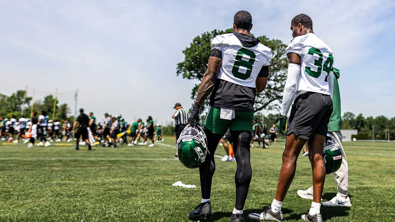 Aaron Glenn puts new secondary pieces on display at Jets OTAs