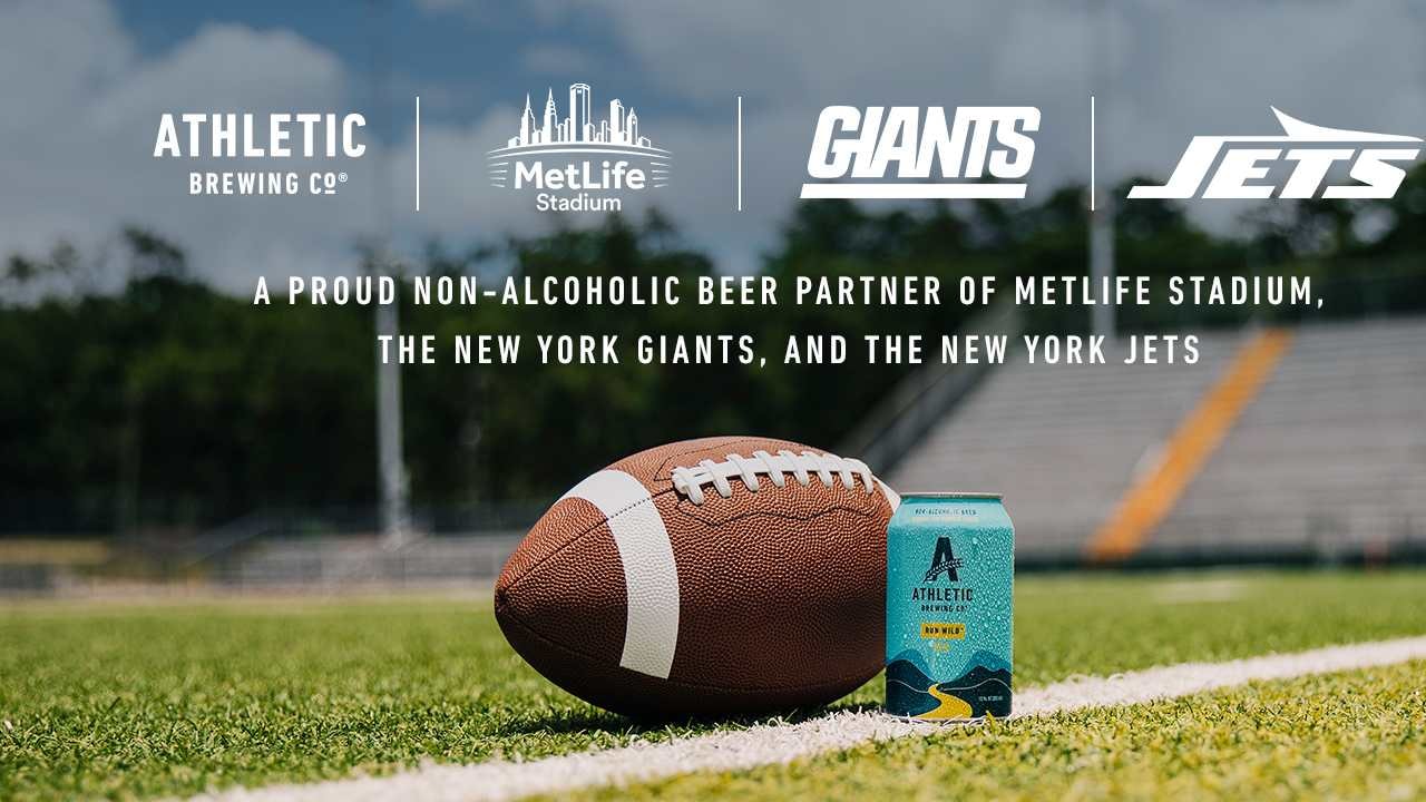 Athletic Brewing strikes multi-year non-alcoholic beer deal with MetLife Stadium, Jets and Giants