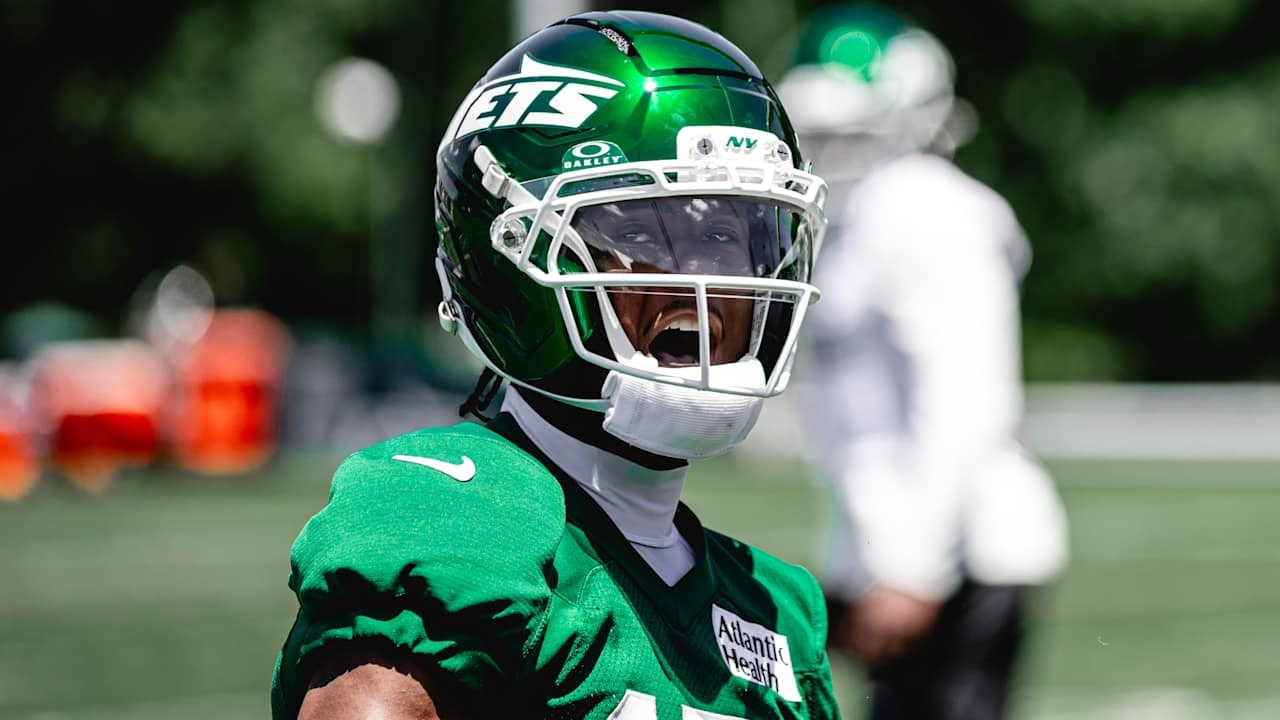 Jets receiver Adonai Mitchell named a league “riser” as New York looks to push its passing ceiling