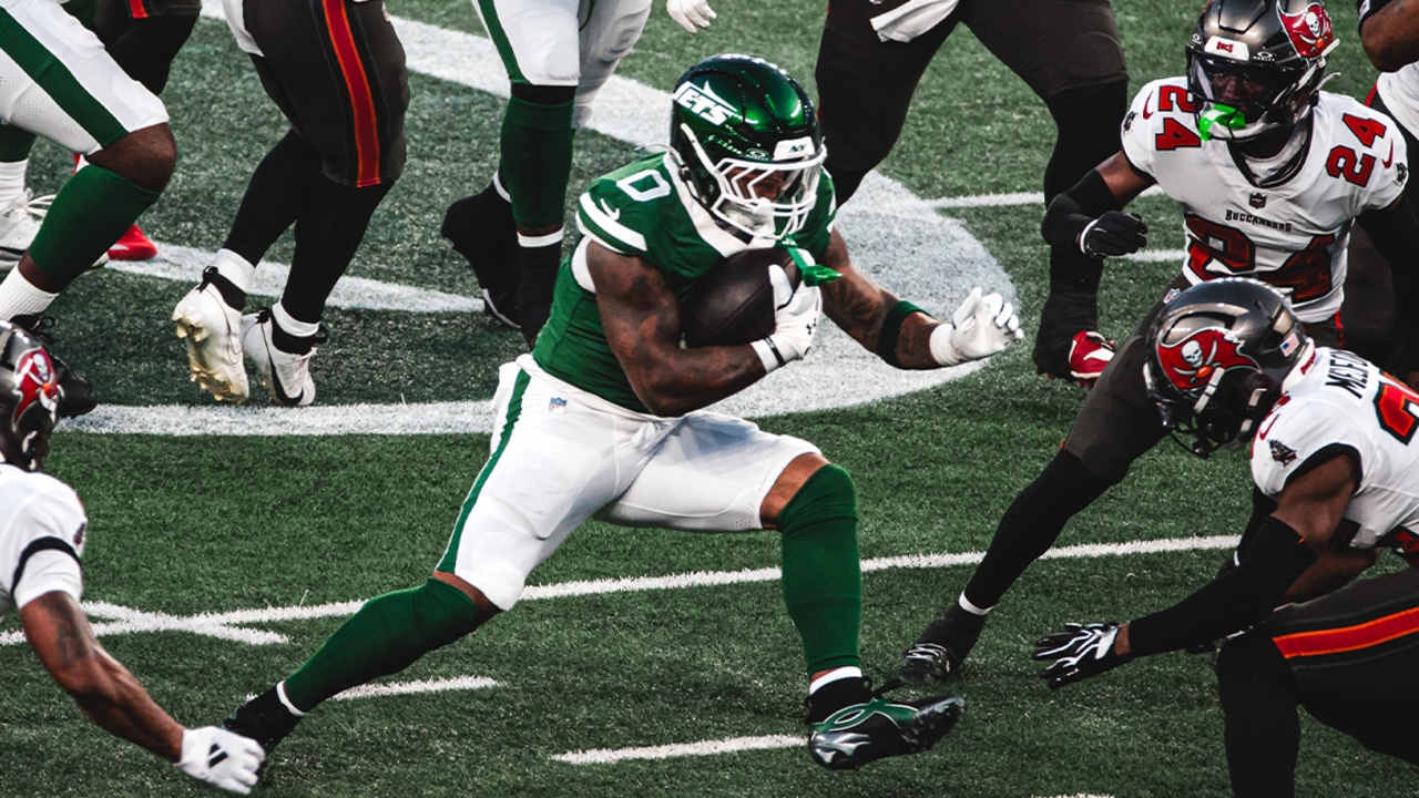 Braelon Allen returns with burst for Jets, grinding out 44 yards and a 31-yard touchdown run