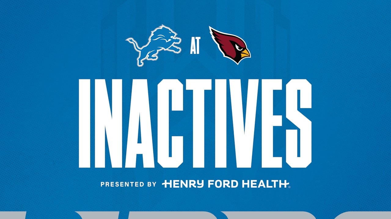 Lions’ Tyleik Williams is active for Cardinals visit after questionable designation