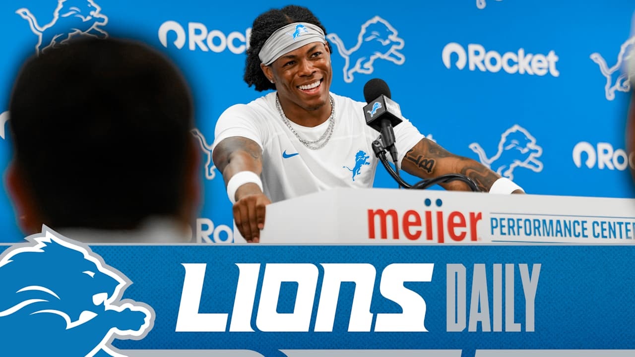 Lions training camp notebook: Gibbs’ off-field “deal done” moment shifts attention to the field