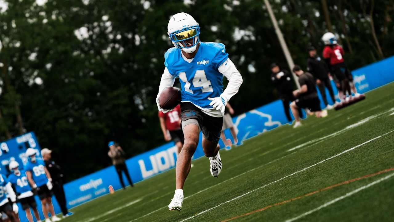 Lions minicamp Day 2 spotlights Amon-Ra St. Brown’s early work as Detroit’s final sessions loom