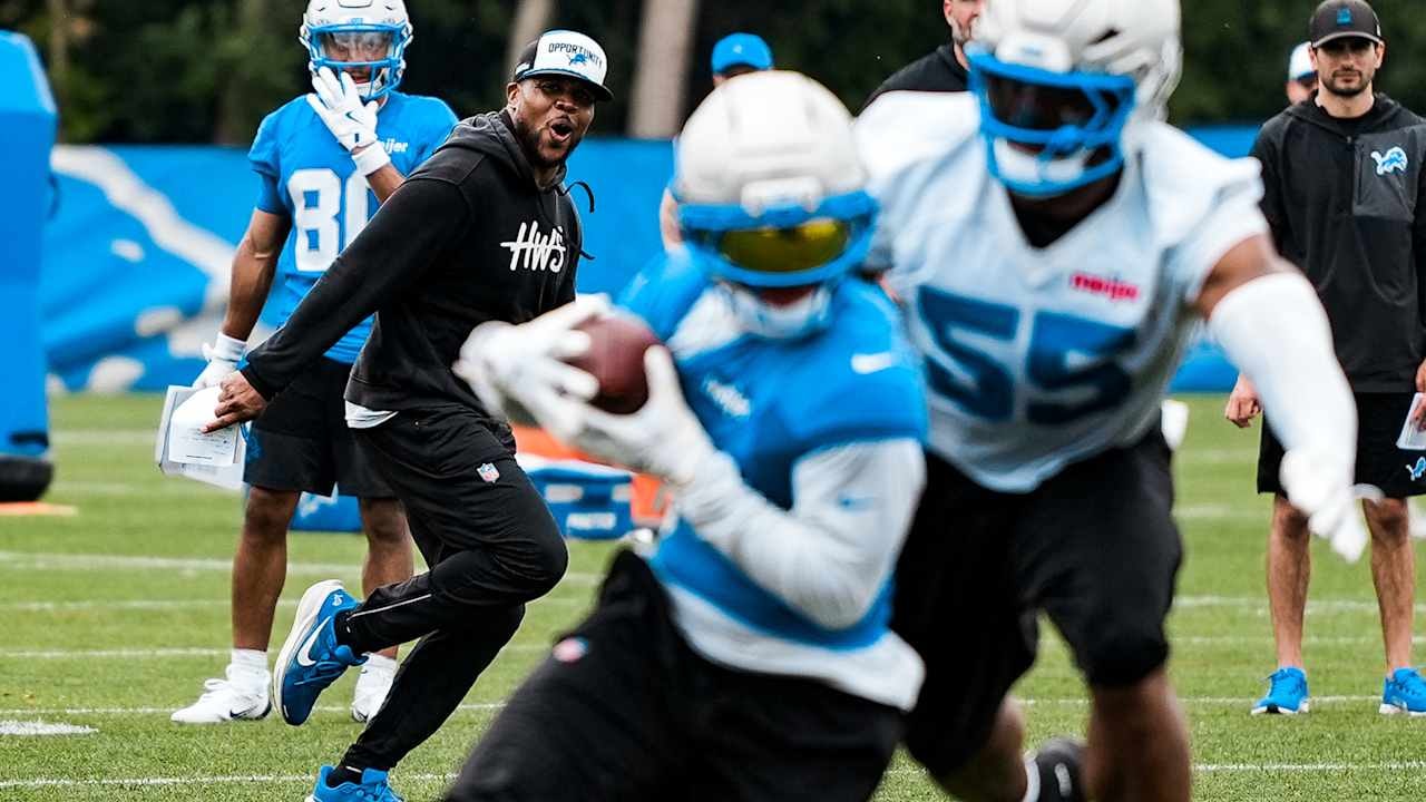 Lions RBs coach Tashard Choice says Jahmyr Gibbs has looked his best, expects bigger workload