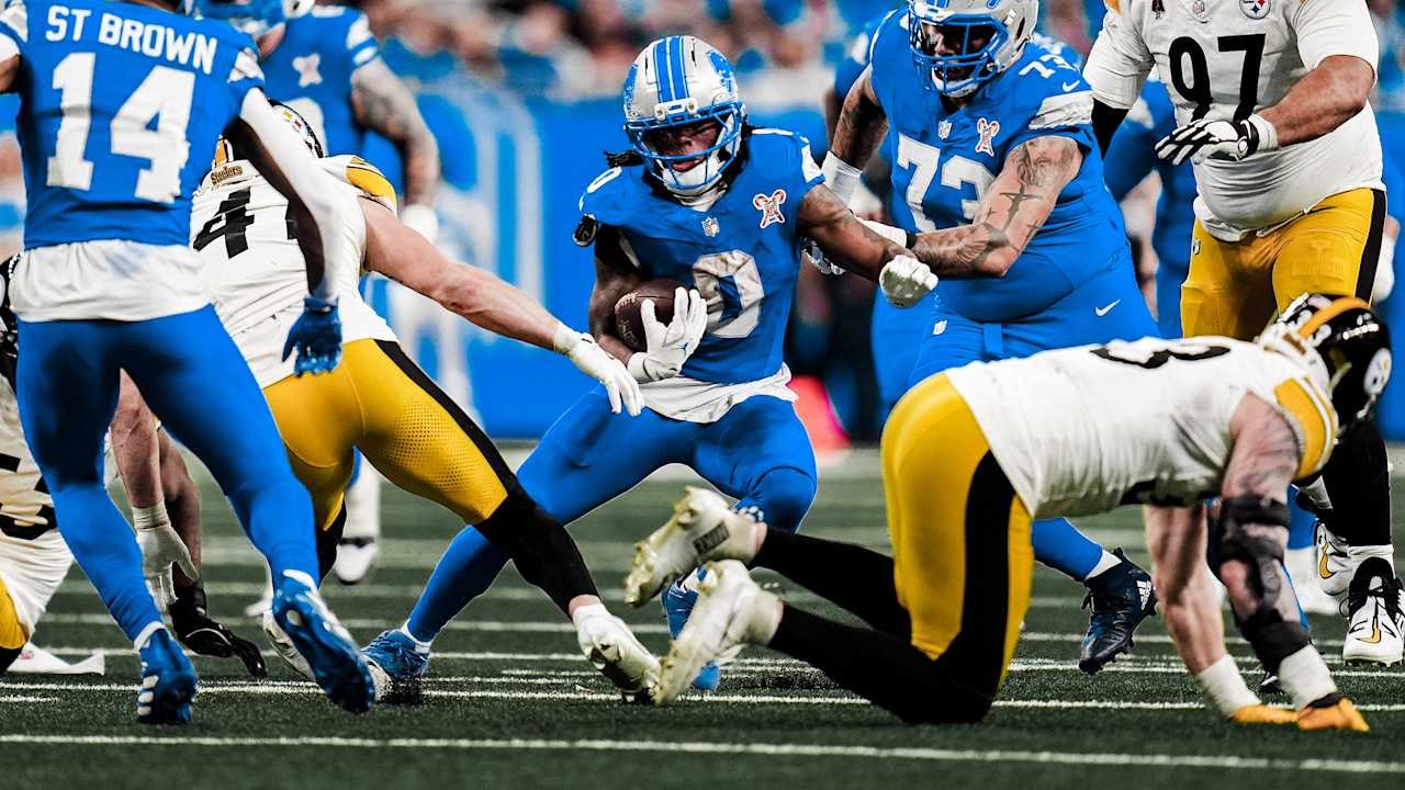 Jahmyr Gibbs stays in Detroit through the 2030 season, and the Lions’ offense gets a longer runway