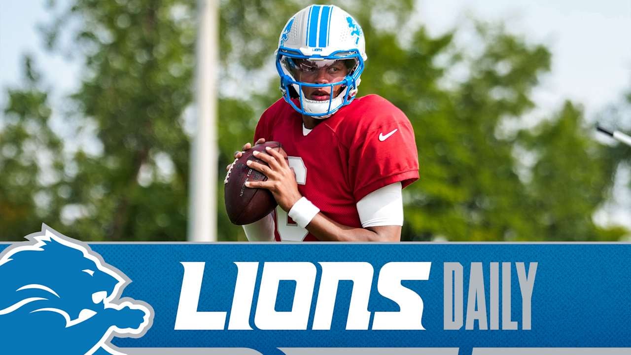 Lions Daily: Josh Dobbs leans on Detroit ties while Devin White makes a push for the starting linebacker role