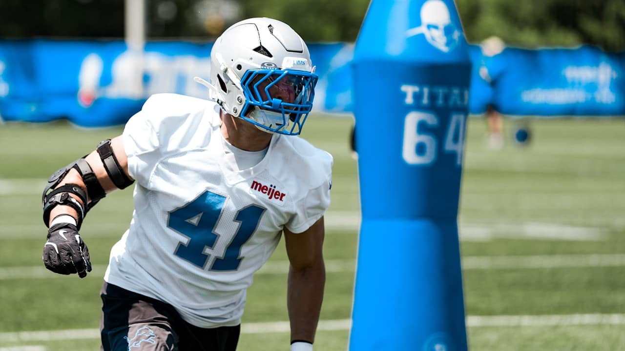 Get to know Lions rookie linebacker Jimmy Rolder, a fourth-round pick with a home-town-first mindset
