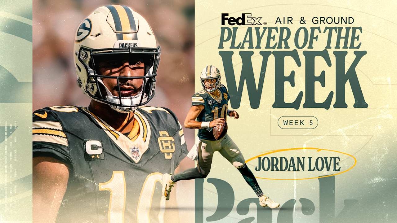 Packers QB Jordan Love earns FedEx Air and Ground Player of the Week after Bears surge