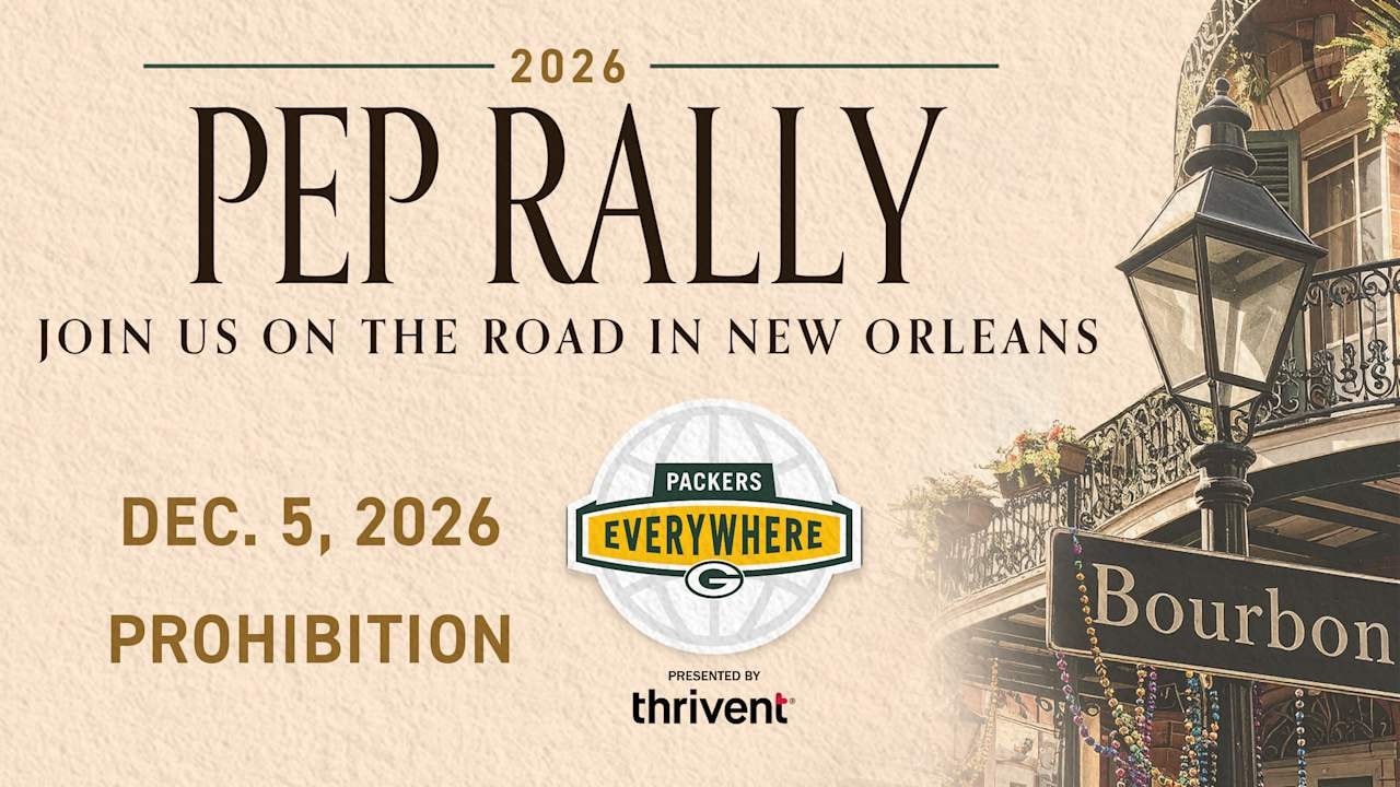 Packers Everywhere hosts free New Orleans pep rally on Dec. 5, with pre-registration through Packers Pass
