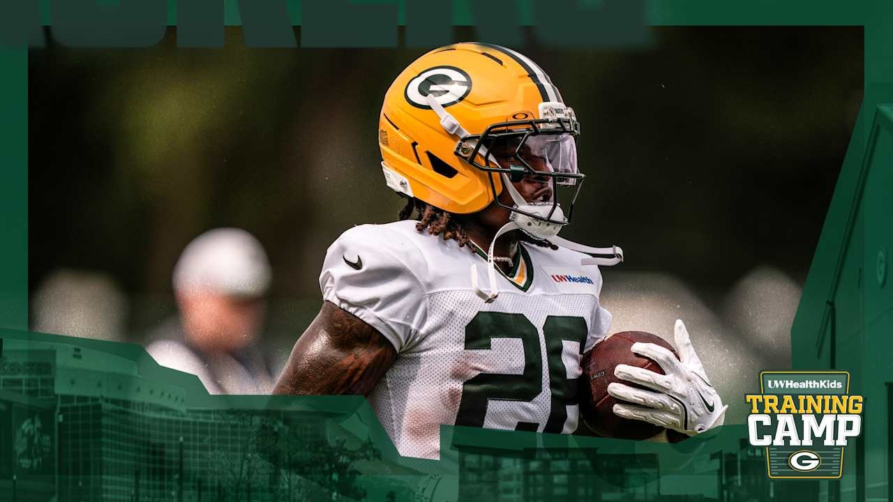 Kaleb Johnson embraces “Go Pack Go” mindset as he pushes to earn carries