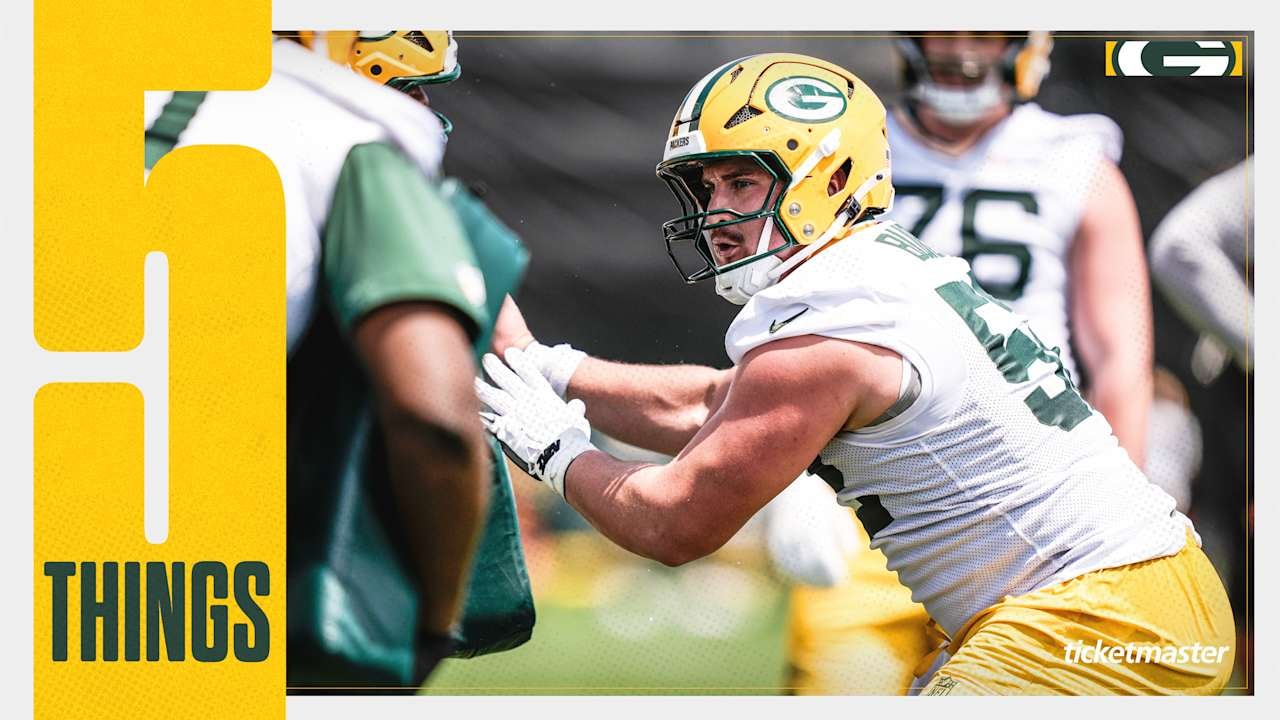 Packers keep minicamp momentum indoors as rookie Jager Burton earns first-team reps on Day 2