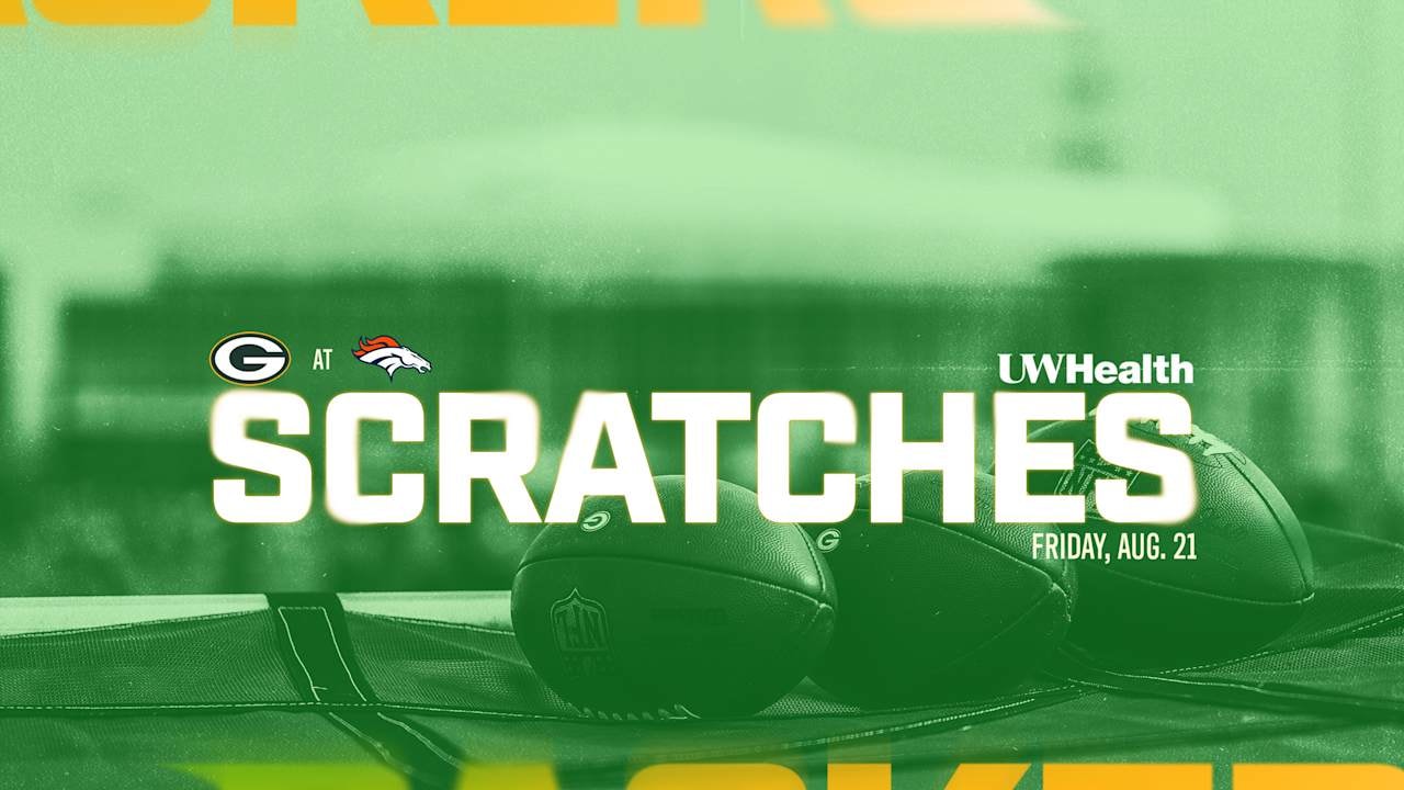 Packers list 14 scratches for second preseason game in Denver