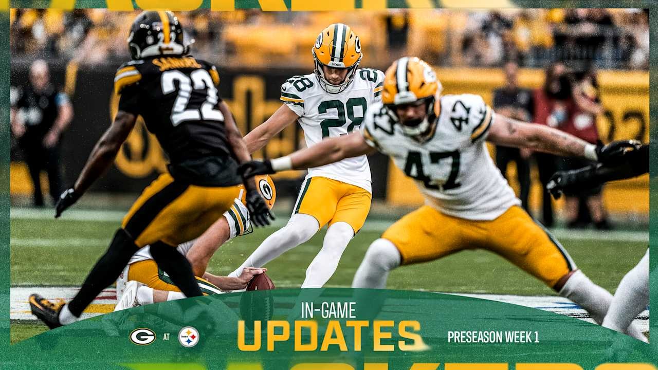 Rookie Trey Smack nails 37-yard field goal as Packers strike early vs. Steelers