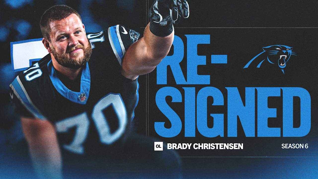 Panthers add Brady Christensen back to offensive line mix ahead of camp