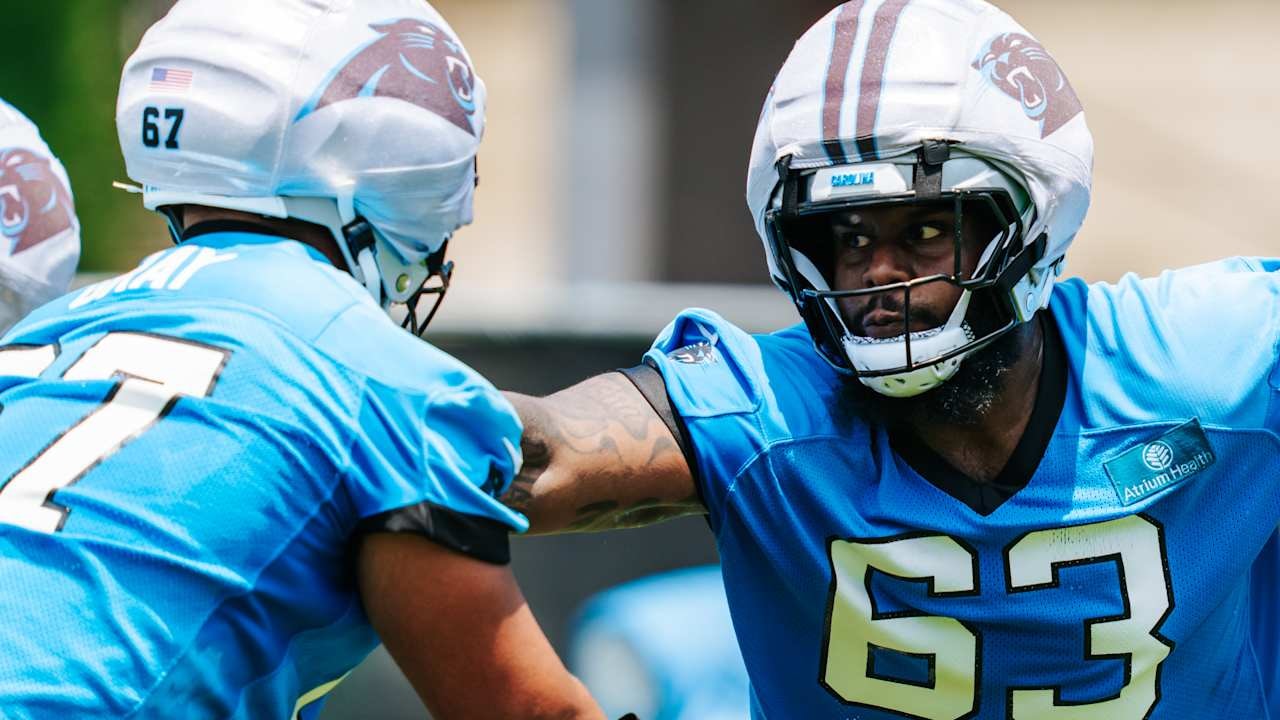 Rasheed Walker says Panthers comfort is growing as competition ramps up at left tackle