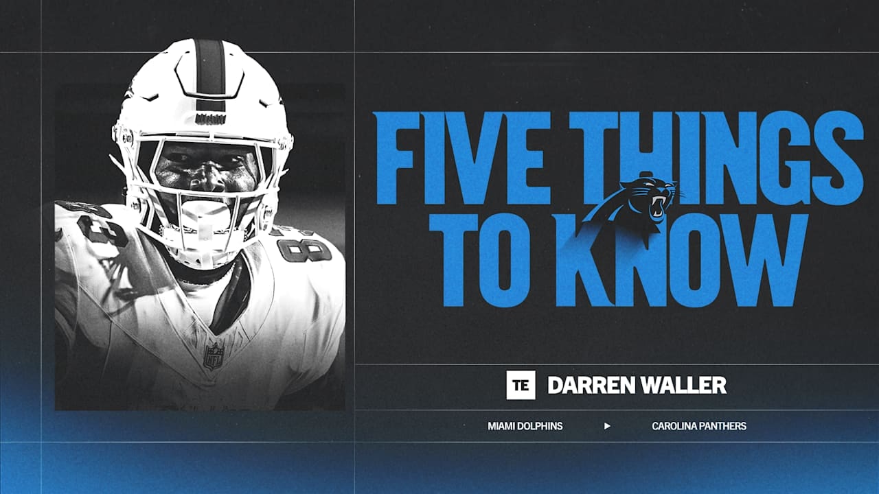 Panthers add veteran tight end Darren Waller to bolster the position group