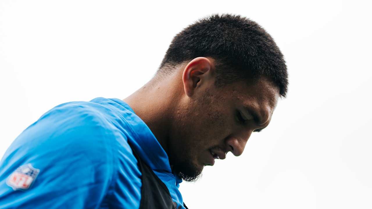 Tetairoa McMillan says the NFL has slowed down, but his work rate is still the point for Panthers receiver
