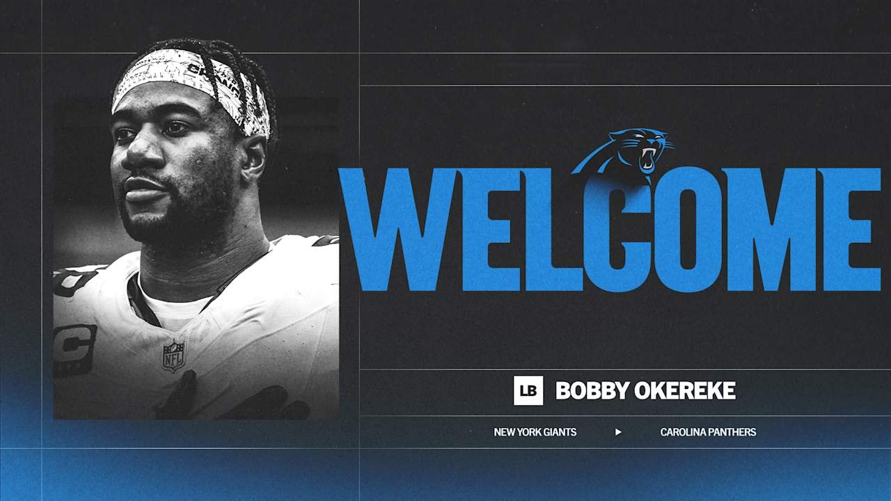 Panthers add veteran linebacker Bobby Okereke, move Brady Christensen to injured reserve