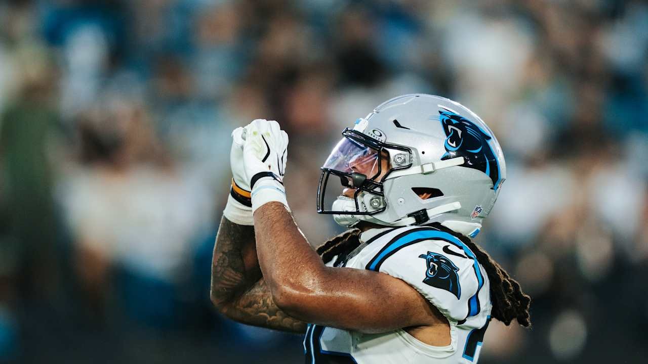 Jonathon Brooks turns a preseason score into a personal milestone for Carolina