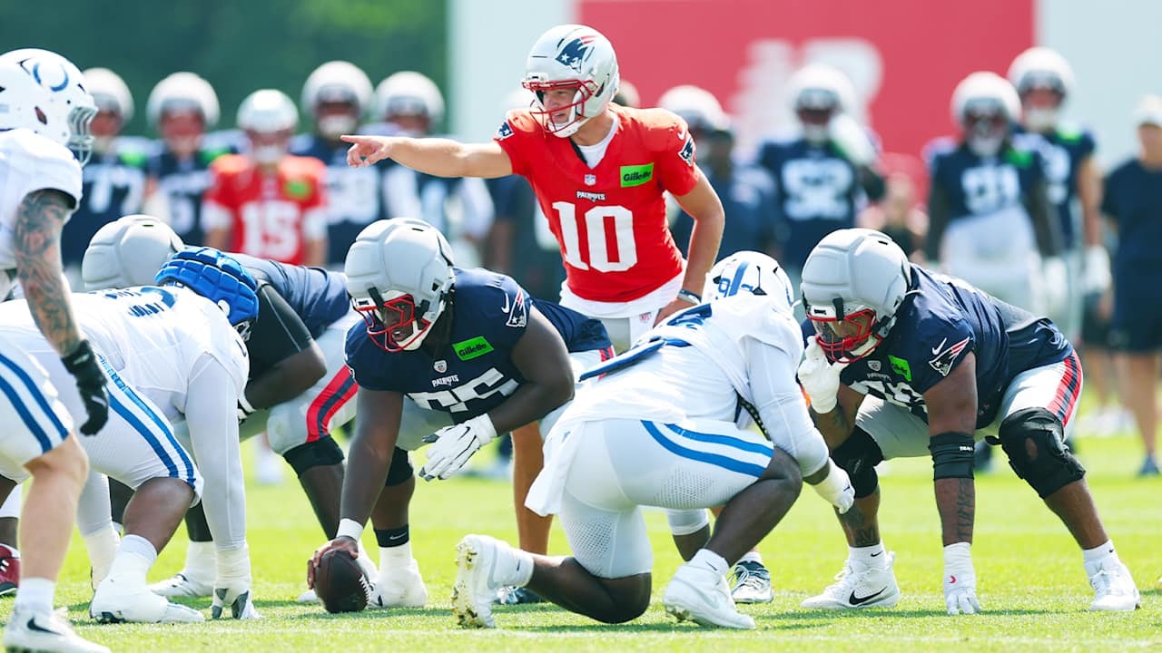 Patriots’ joint practice with Colts highlights Drake Maye’s growth as team evaluates offense