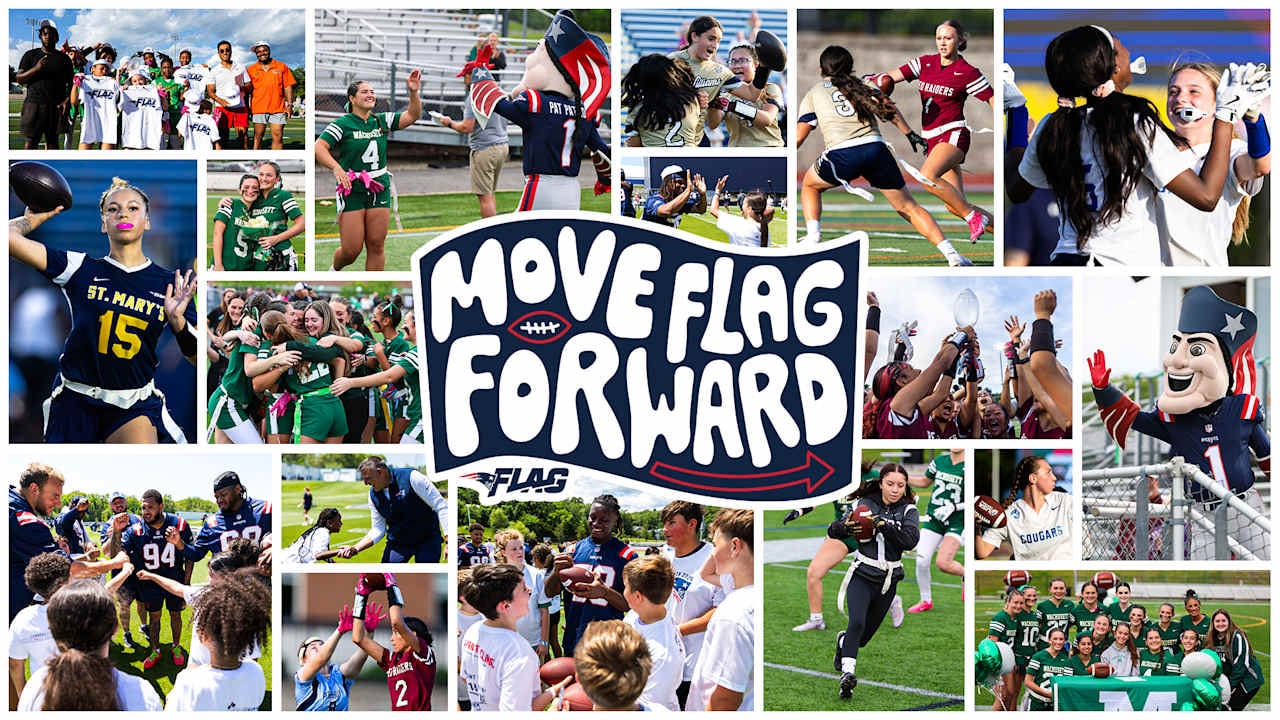 Patriots expand youth football programming in August, spotlighting girls flag football
