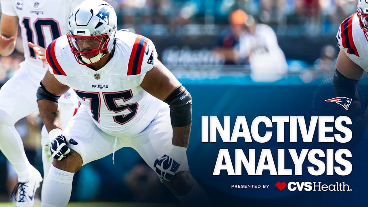 Patriots inactives update: Alijah Vera-Tucker to IR, Morgan Moses active for Thursday vs. Bears