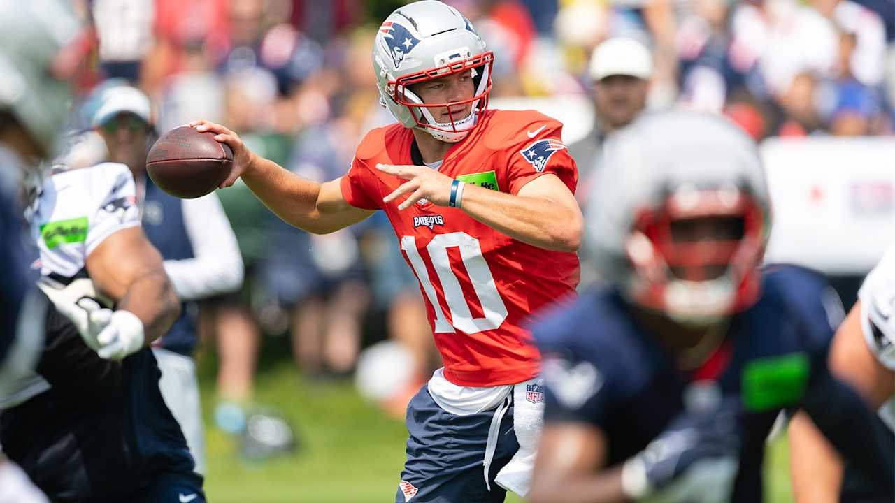 Drake Maye turns in another sharp padded practice as Patriots camp reaches Day 6 in Foxborough