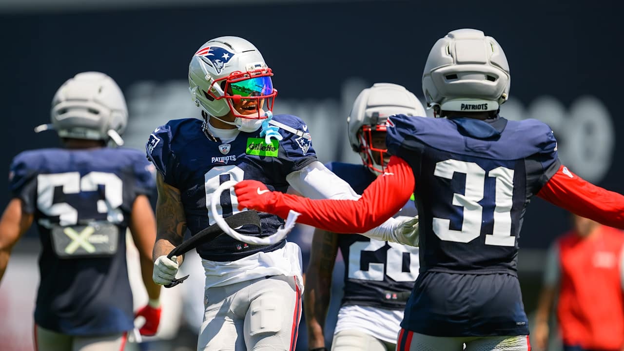 Patriots’ defense turns up heat in Foxborough practice, finishing with a late flurry of picks