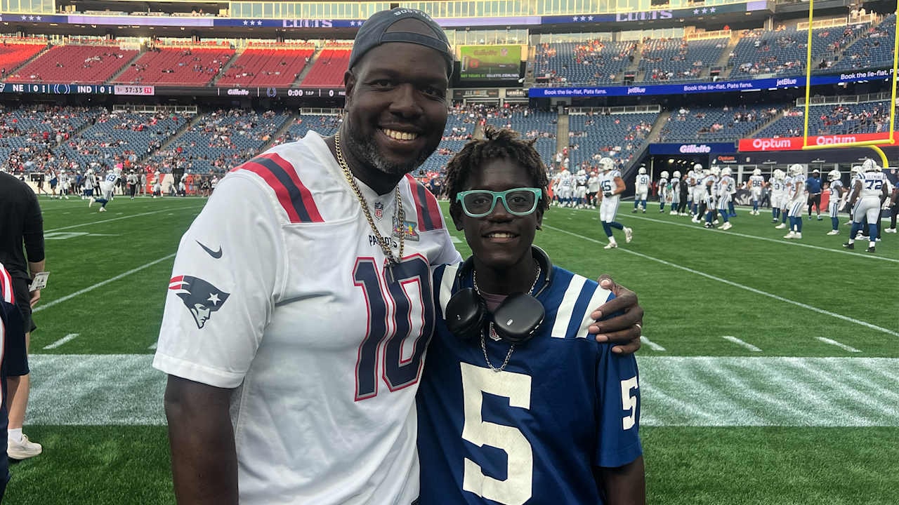 Patriots-Colts rivalry turns a father-son promise into a new football bond