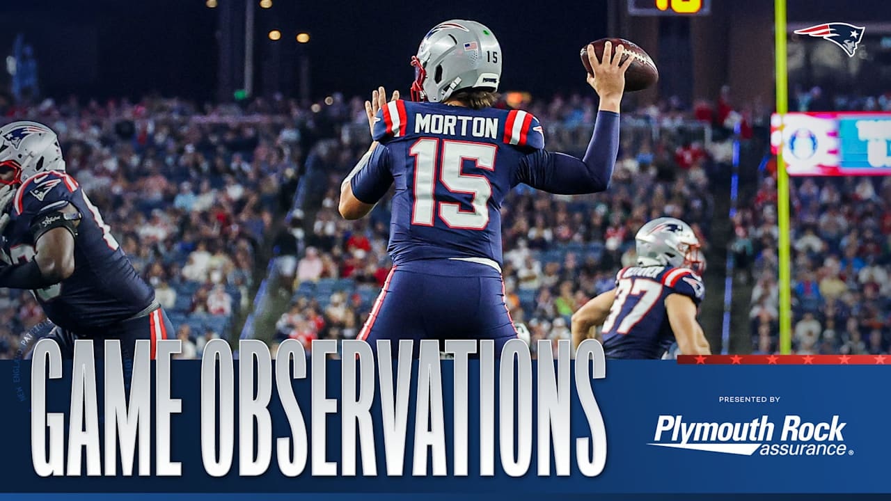 Behren Morton’s composure guides Patriots past Eagles in preseason, 24-21