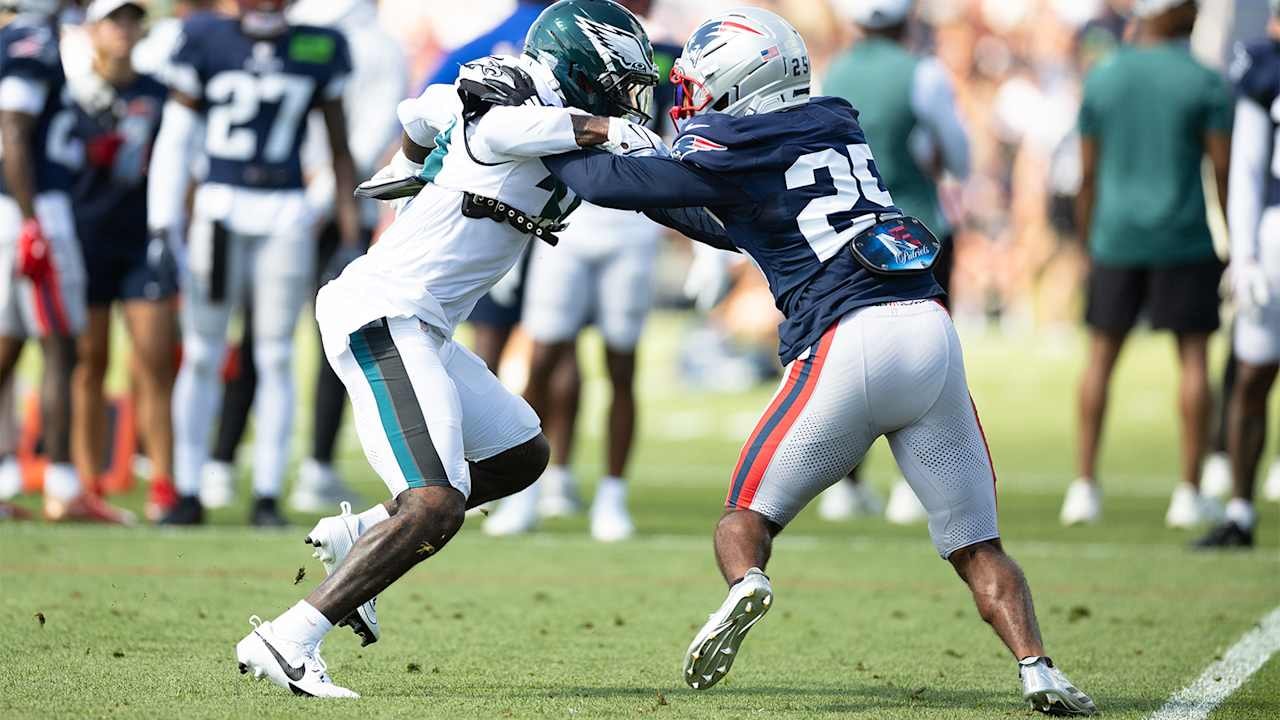 Patriots defense earns multiple takeaways during joint practices with Eagles